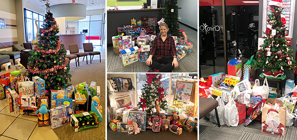 Chiro One’s 14th Annual Giving Tree Gift Drive is A Huge Success
