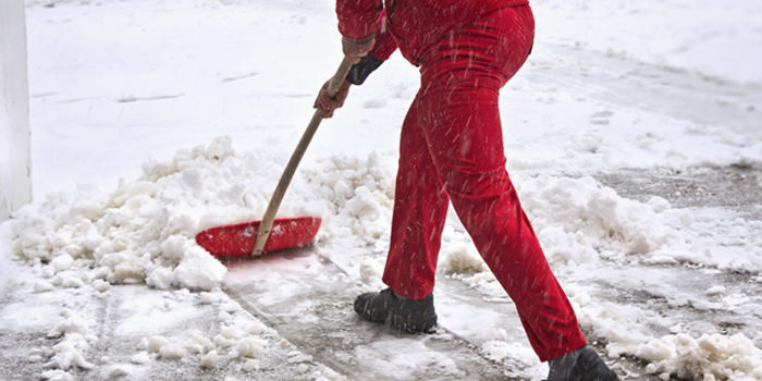 Protect Your Back While Shoveling