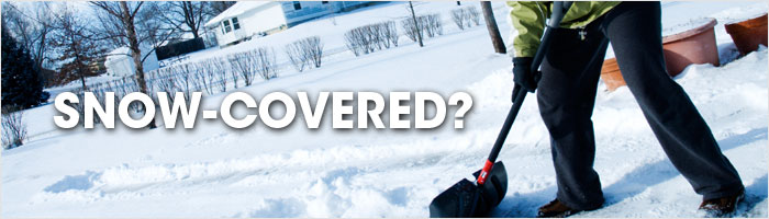 Snow-covered? Make sure you're shoveling with safety in mind.