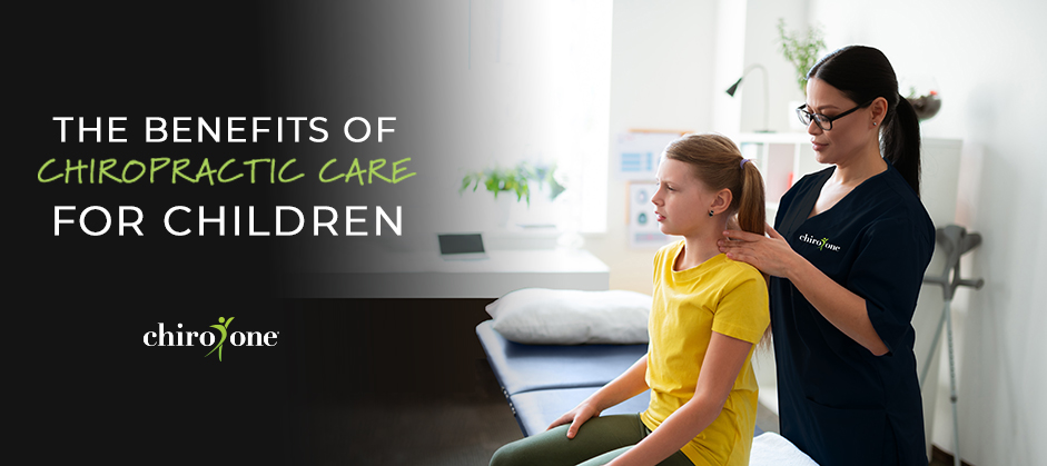 Child getting chiropractic care