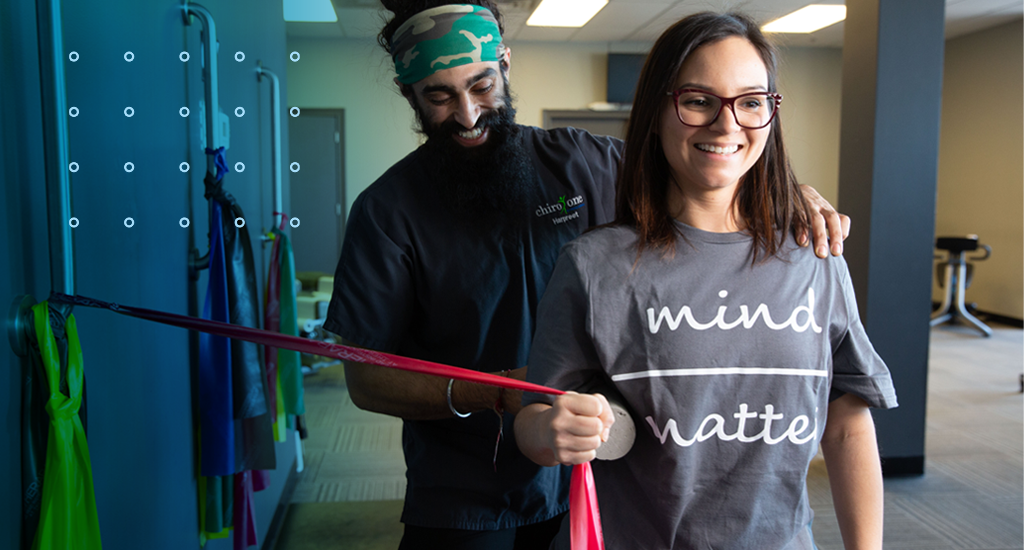 Exercise Bands in Chiropractic Care: Why We Use Them at Chiro One