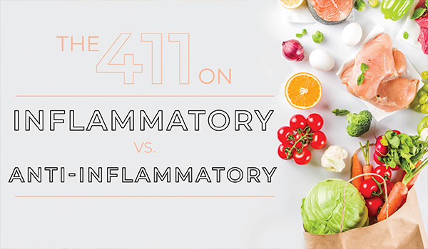 The 411 On Inflammatory vs Anti-Inflammatory Foods
