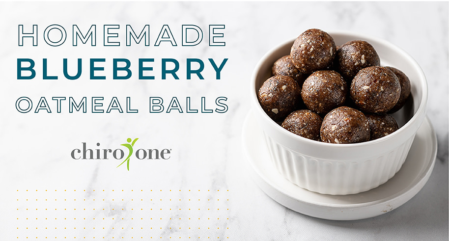 Homemade Blueberry Oatmeal Balls
