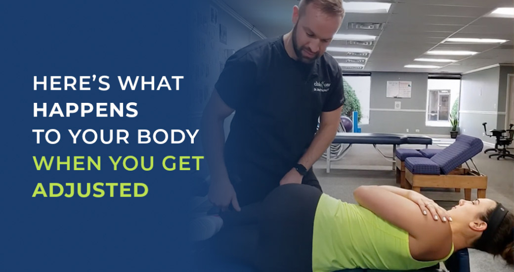 A Chiro One Chiropractor Doctor performing an adjustment on a patient.