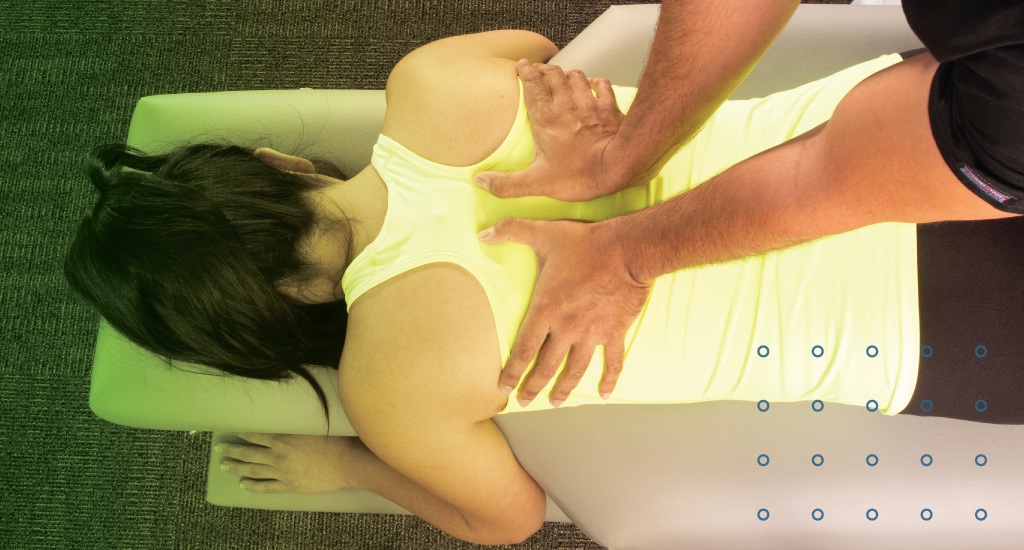 How long does an adjustment last? Woman getting an adjustment