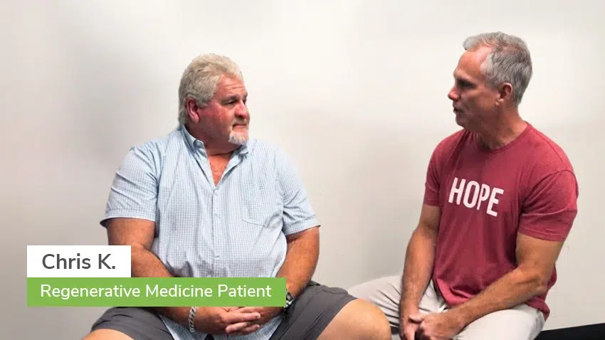 Stem cell Patient - Testimonial Chris